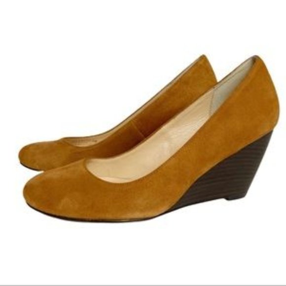 Cole Haan | Shoes | Cole Haan Suede Air Lainey Wedge Heels Sz 65 | Poshmark